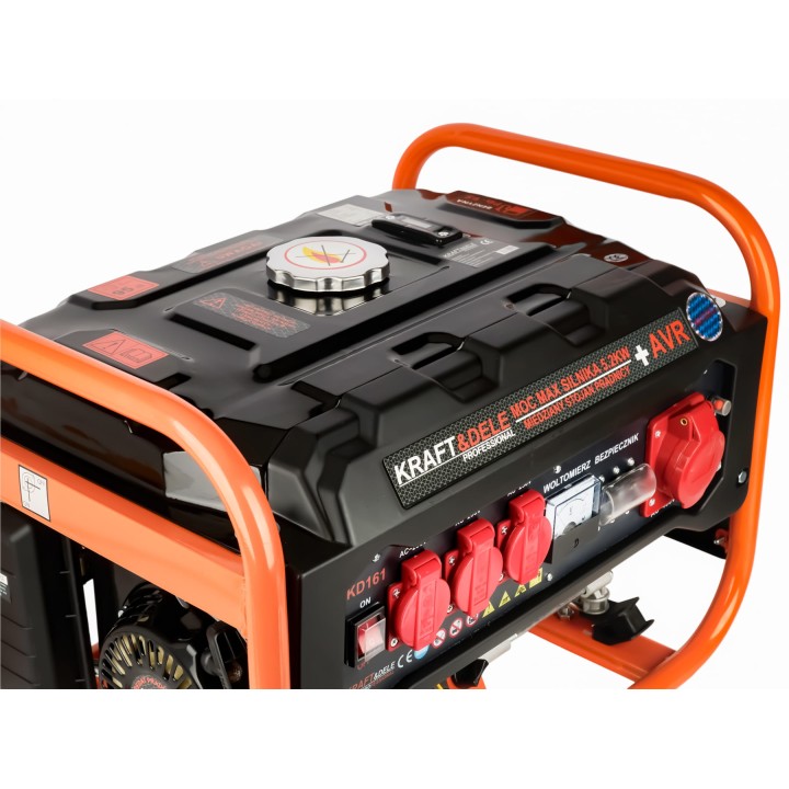 Agregat prądotwórczy przenośny generator prądu 3500W 12-380V trójfazowy
