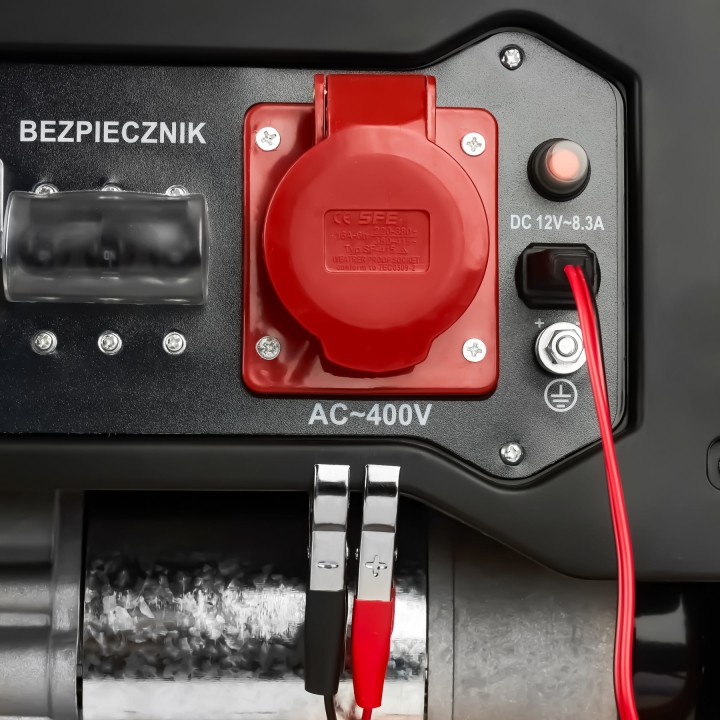 Agregat prądotwórczy przenośny generator prądu 3500W 12-380V trójfazowy