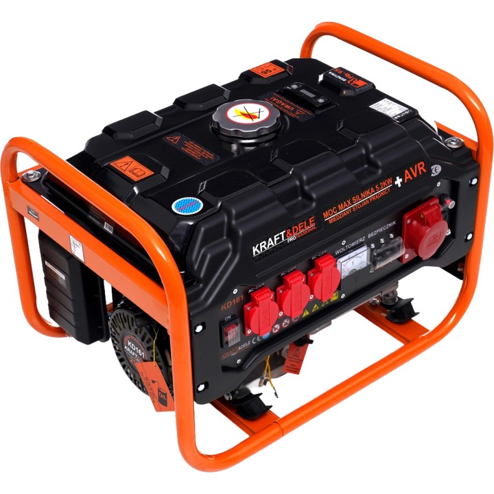 Agregat prądotwórczy przenośny generator prądu 3500W 12-380V trójfazowy