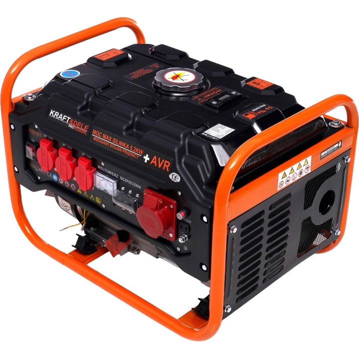 Agregat prądotwórczy przenośny generator prądu 3500W 12-380V trójfazowy