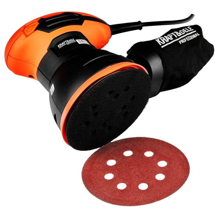Szlifierka mimośrodowa 1100W elektryczna 125mm + worek