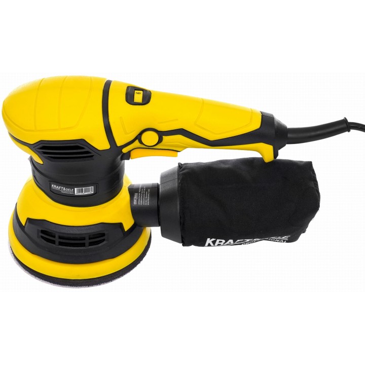Szlifierka mimośrodowa 1200W elektryczna z regulacją 125mm + worek