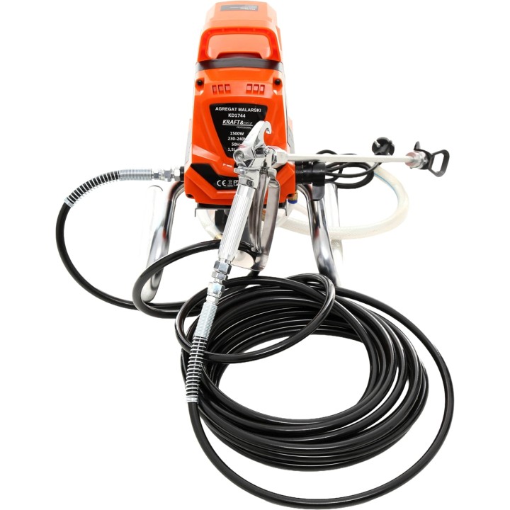 Agregat malarski tłokowy 1500W PISTOLET HYDRODYNAMICZNY ZESTAW