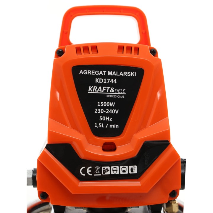 Agregat malarski tłokowy 1500W PISTOLET HYDRODYNAMICZNY ZESTAW