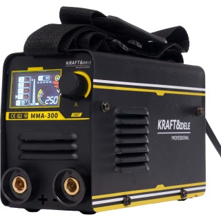 Spawarka inwertorowa MMA IGBT LCD 300A elektrodowa zestaw + maska
