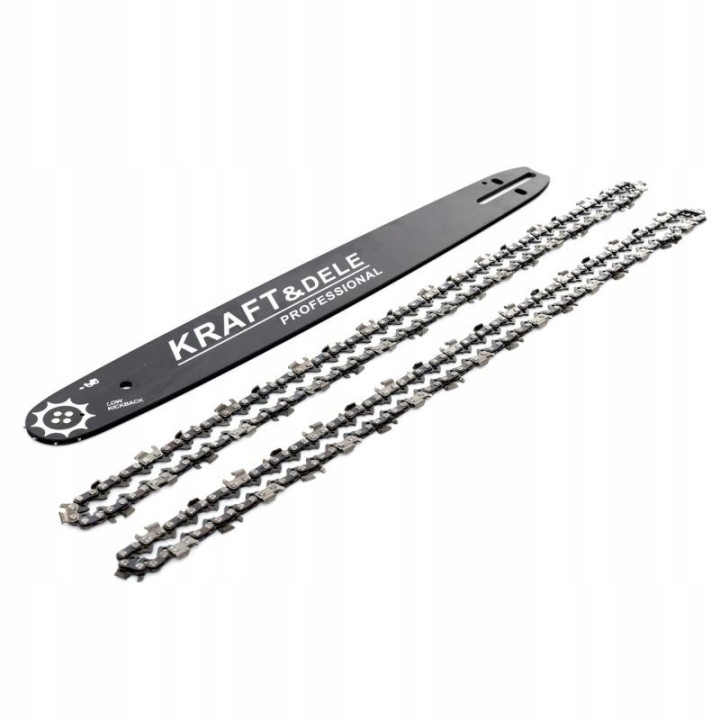 PROWADNICA 18''/45cm+2 ŁAŃCUCHY 1,5mm DO PIŁY