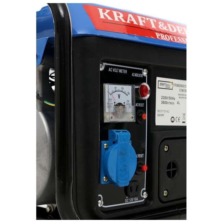 AGREGAT PRĄDOTWÓRCZY GENERATOR PRĄDU 1500W 2KM 230V BENZYNOWY