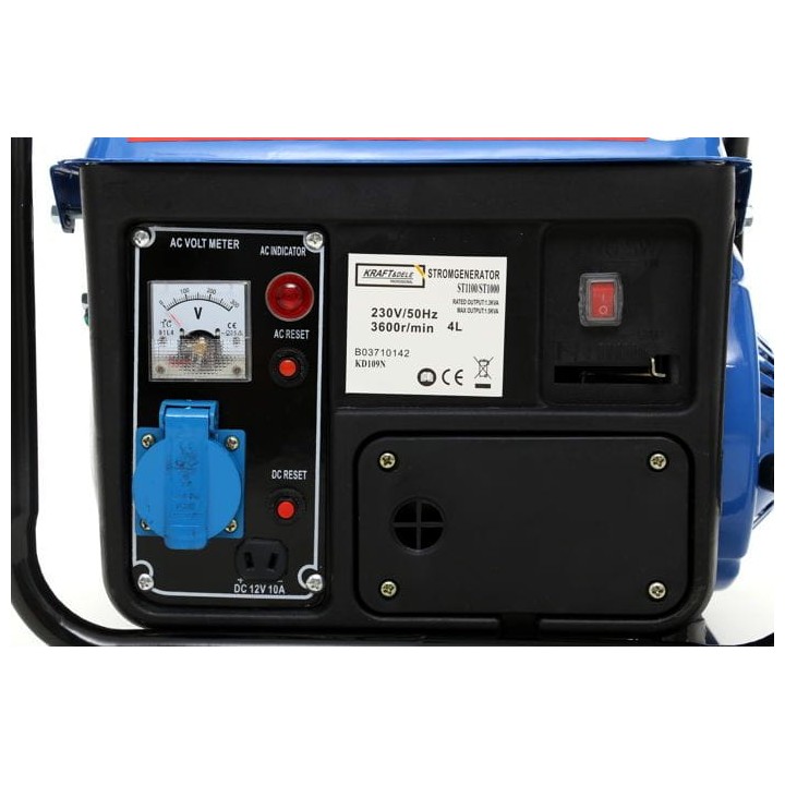 AGREGAT PRĄDOTWÓRCZY GENERATOR PRĄDU 1500W 2KM 230V BENZYNOWY