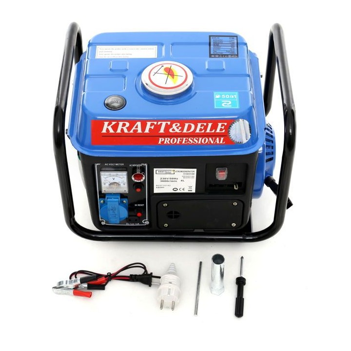 AGREGAT PRĄDOTWÓRCZY GENERATOR PRĄDU 1500W 2KM 230V BENZYNOWY