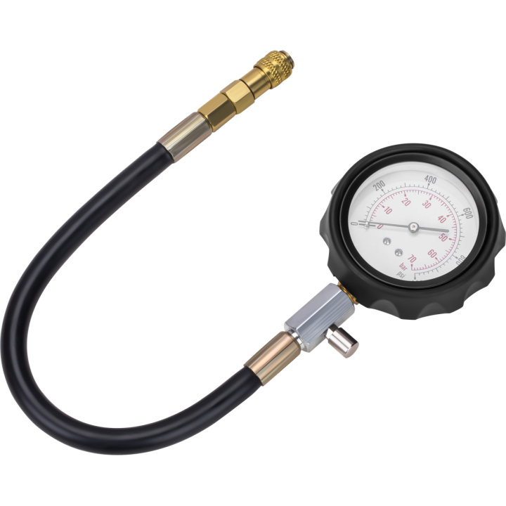 TESTER MIERNIK CIŚNIENIA SPRĘŻANIA - KOMPRESJI - DIESEL 0-70 BAR MAX FULL