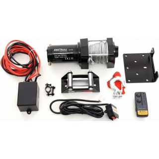 Wyciągarka - Wciągarka elektryczna  3000LBS 12V do quada off-road + pokrowiec