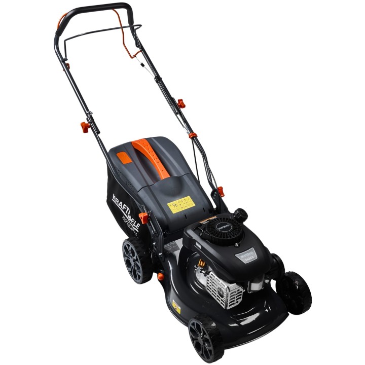 KOSIARKA SPALINOWA Z NAPĘDEM 8KM 25-75mm, kosz 45L, 40cm nóż - regulacja
