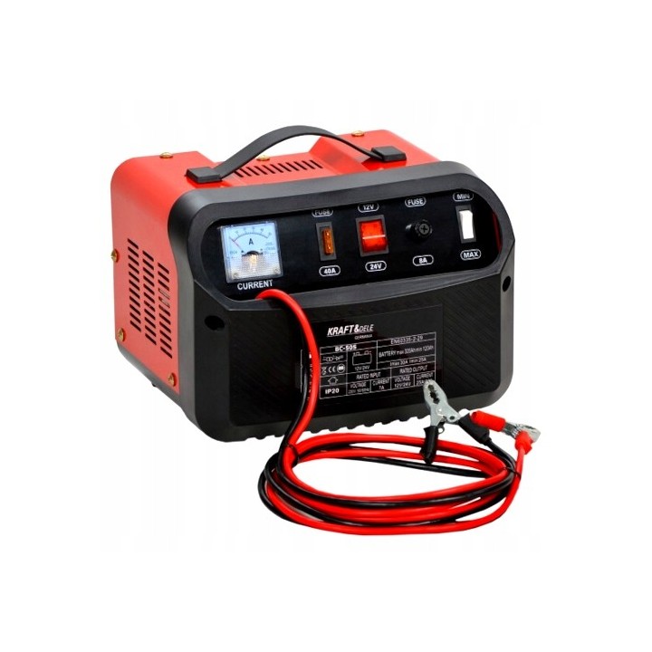 PROSTOWNIK SAMOCHODOWY DO AKUMULATORÓW 12 24V 40A