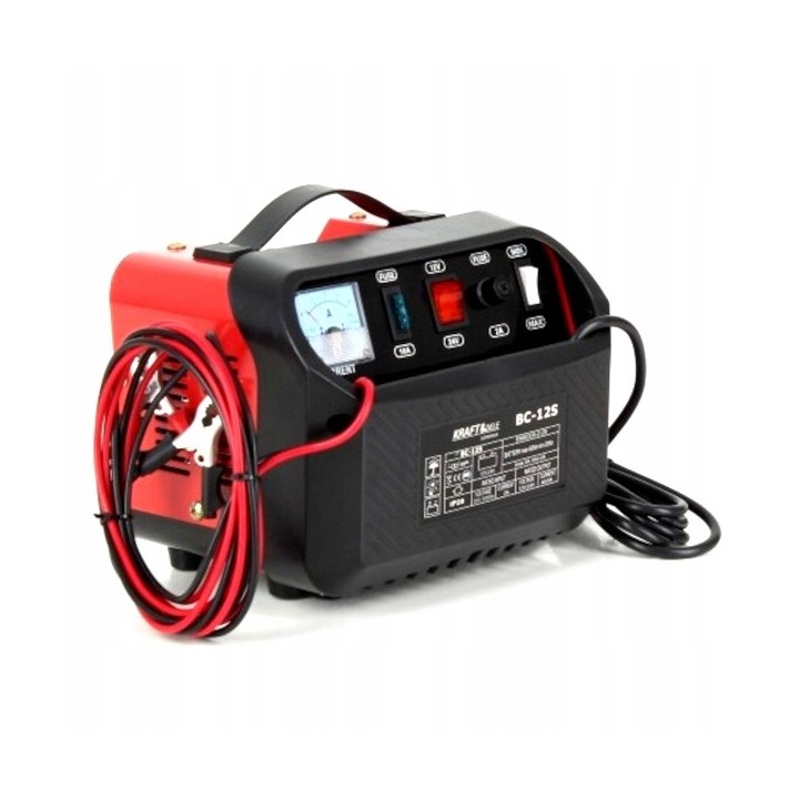 PROSTOWNIK SAMOCHODOWY DO AKUMULATORÓW 12V 24V 30A