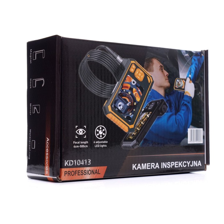 Kamera INSPEKCYJNA ENDOSKOP 3M 6LED FULL HD 64GB z wyświetlaczem