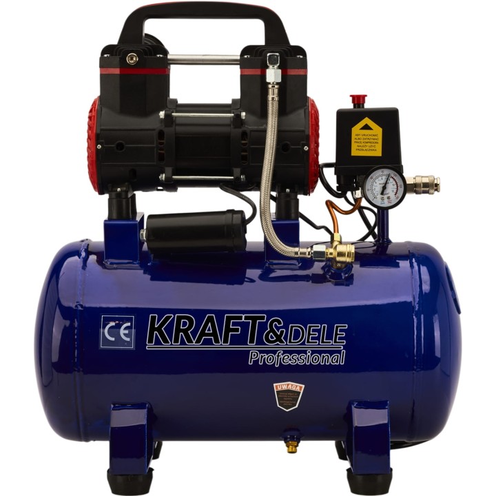 Kompresor Bezolejowy mała Sprężarka powietrza 24L 1390W 220L/MIN