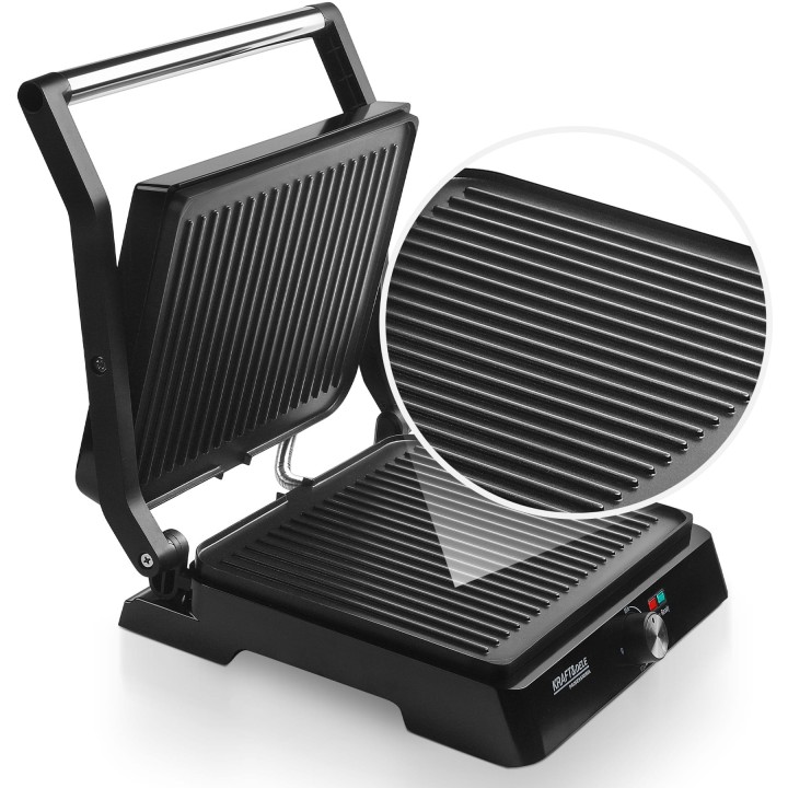MOCNY GRILL ELEKTRYCZNY 2400W DO KANAPEK PANINI OPIEKACZ TOSTER