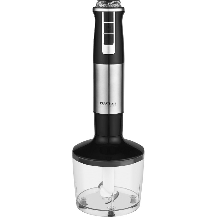 MOCNY BLENDER RĘCZNY WIELOFUNKCYJNY MIKSER 1500W SREBRNY BOGATY ZESTAW