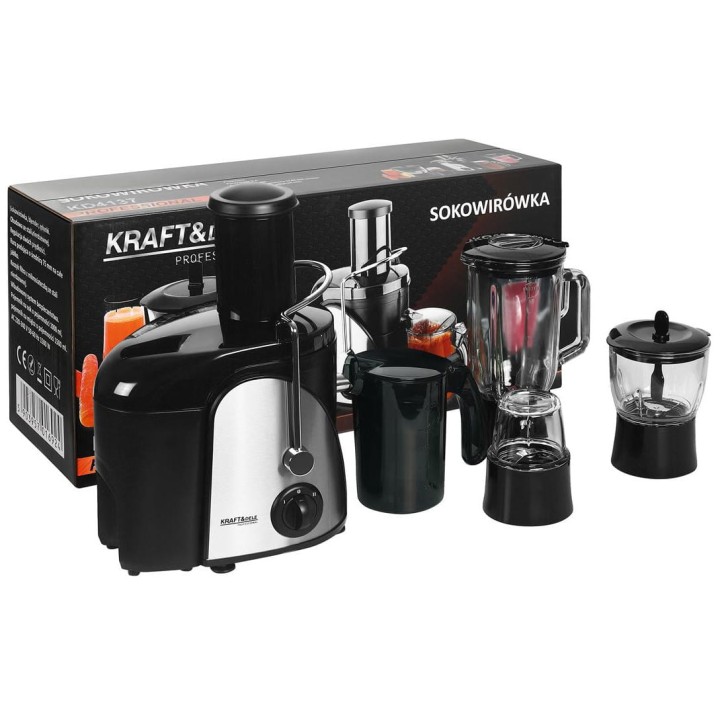 Sokowirówka 3w1 blender młynek mikser 1500W + akcesoria