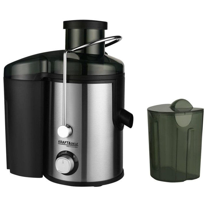 Sokowirówka wyciskarka do soków 1600W 450ml srebrny/szary