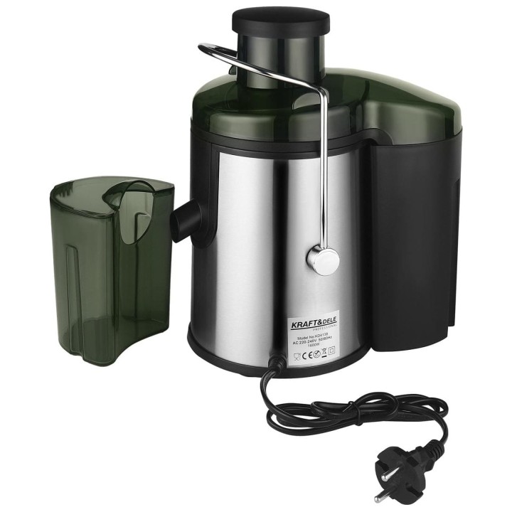 Sokowirówka wyciskarka do soków 1600W 450ml srebrny/szary