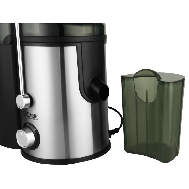 Sokowirówka wyciskarka do soków 1600W 450ml srebrny/szary