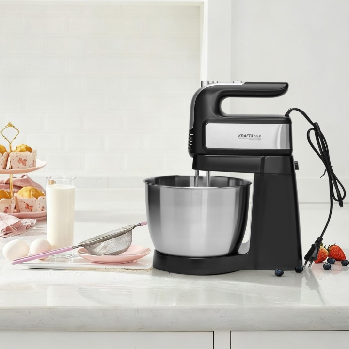 MIKSER KUCHENNY ROBOT RĘCZNY Z MISĄ 1000W 4,5L SOLIDNY