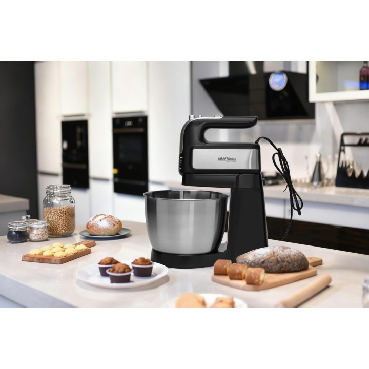 MIKSER KUCHENNY ROBOT RĘCZNY Z MISĄ 1000W 4,5L SOLIDNY