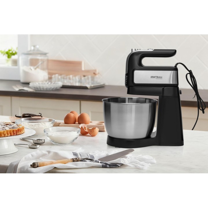 MIKSER KUCHENNY ROBOT RĘCZNY Z MISĄ 1000W 4,5L SOLIDNY