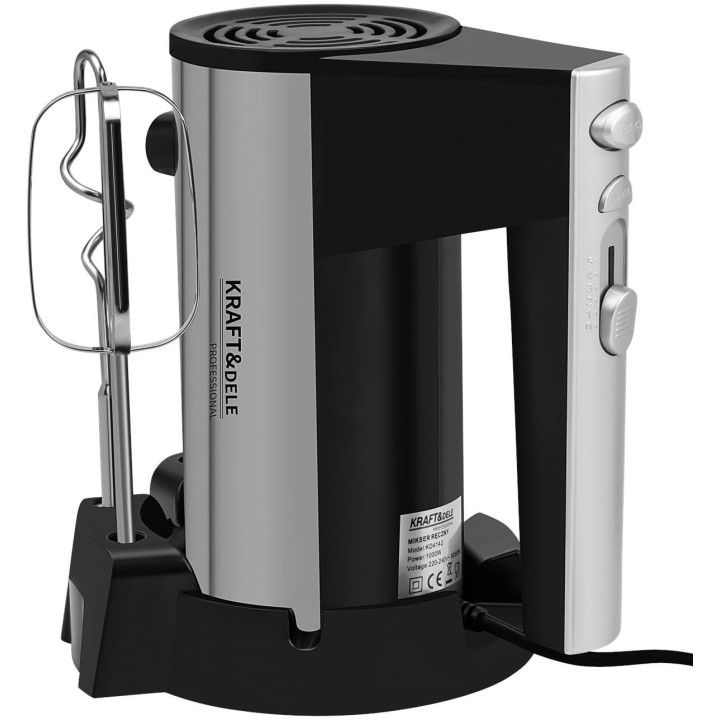 MIKSER RĘCZNY KUCHENNY 1000W SOLIDNY 5 poziomów + turbo