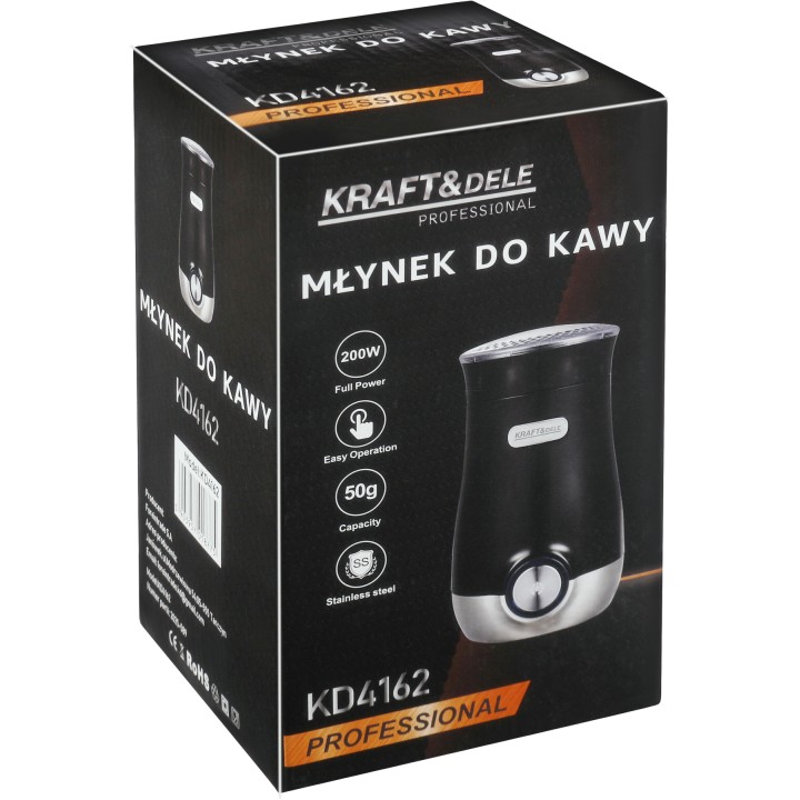 Młynek do mielenia kawy 200W 50g elektryczny