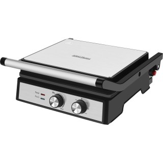 Grill elektryczny opiekacz 2400W + tacka na tłuszcz 29x24cm