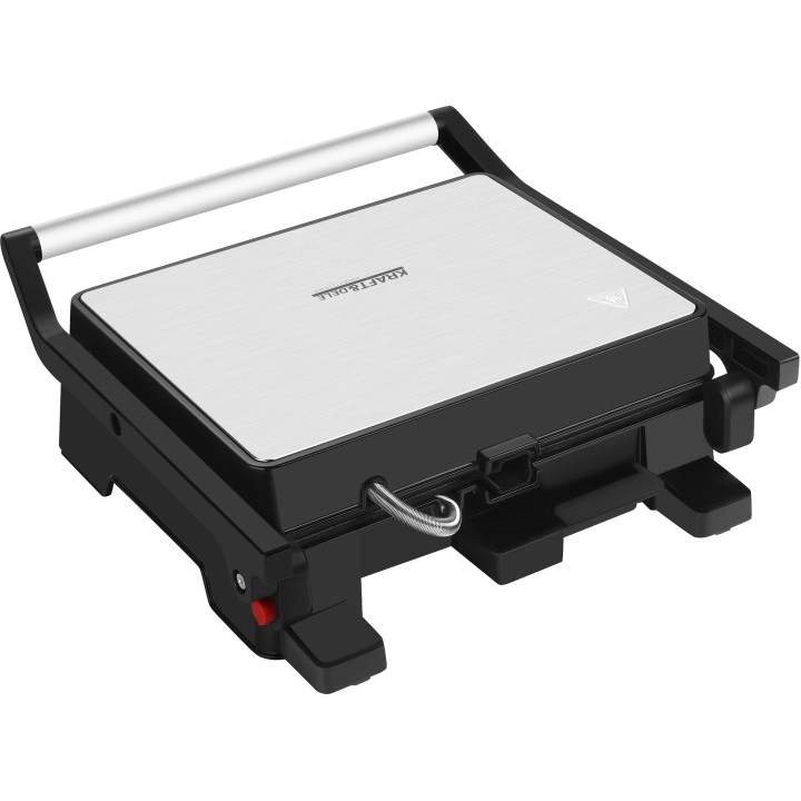 Grill elektryczny opiekacz 2400W + tacka na tłuszcz 29x24cm