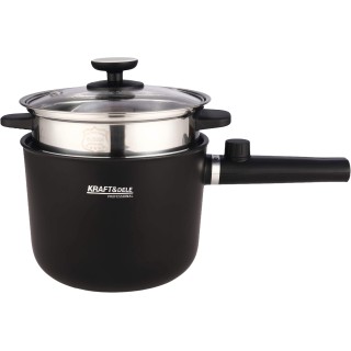 Garnek elektryczny 1,5L 600W 18cm śr, + pokrywka
