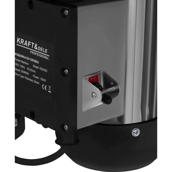 Skubarka do drobiu kurczaków 550W 400mm elektryczna 230V