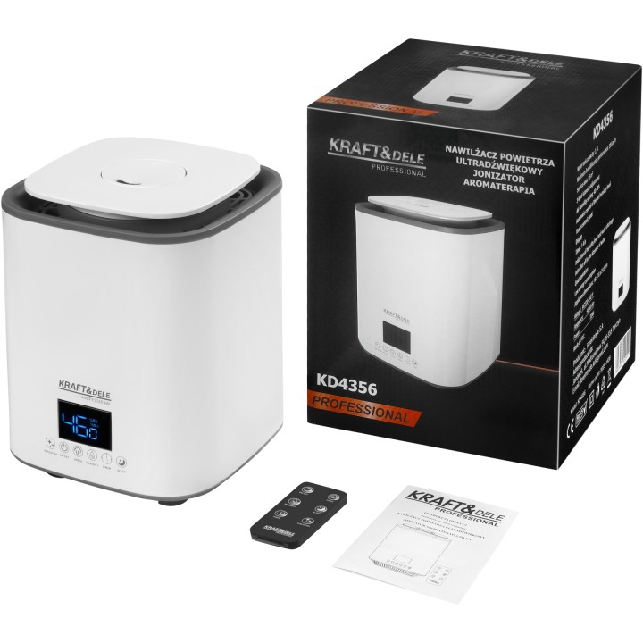 Nawilżacz ultradźwiękowy z pilotem 3.1L 30W 40-90%