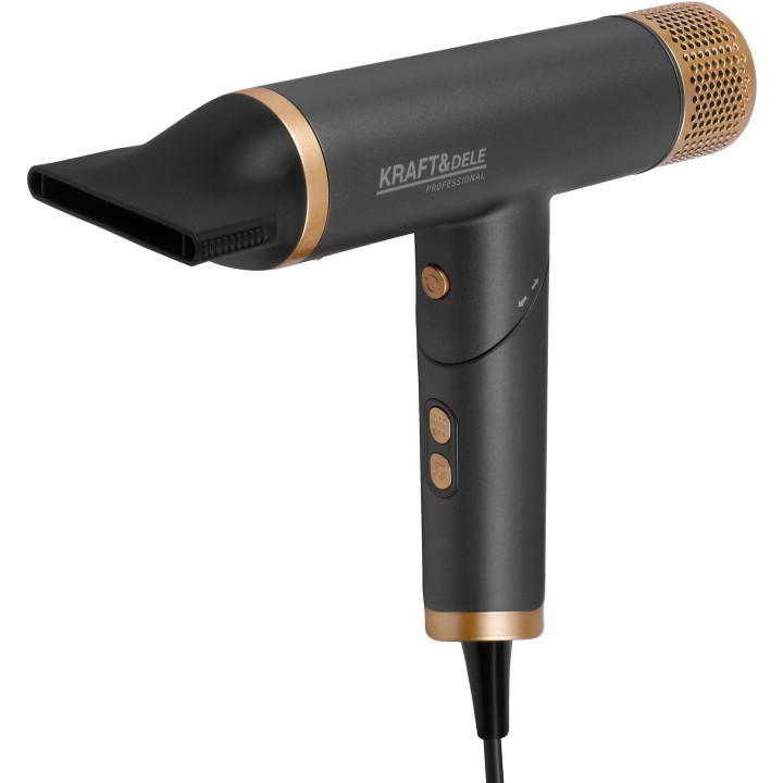 Suszarka do włosów 2200W + nasadki końcówki do loków 3 tryby