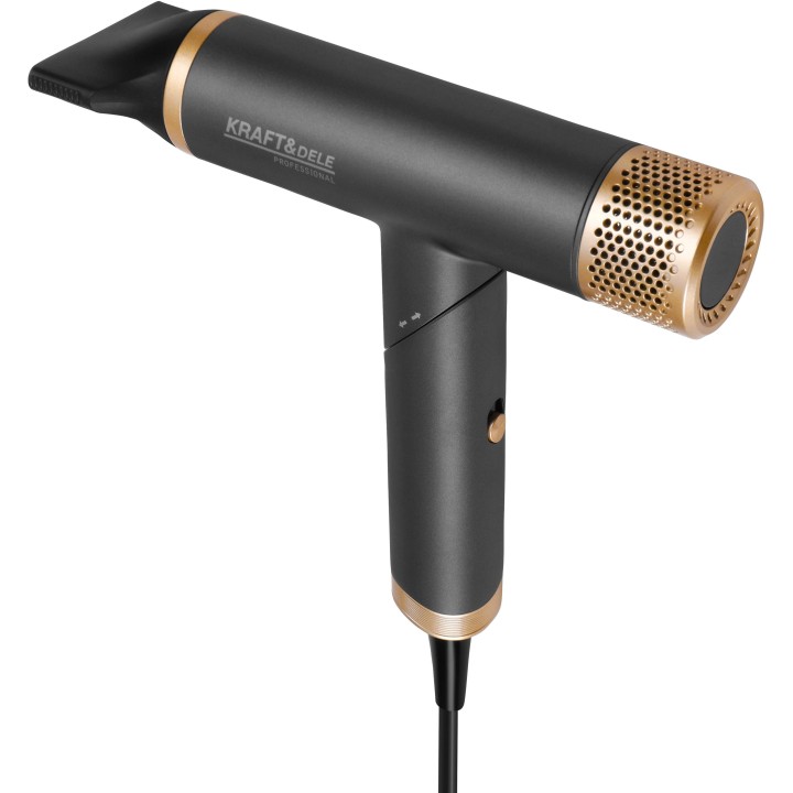 Suszarka do włosów 2200W + nasadki końcówki do loków 3 tryby