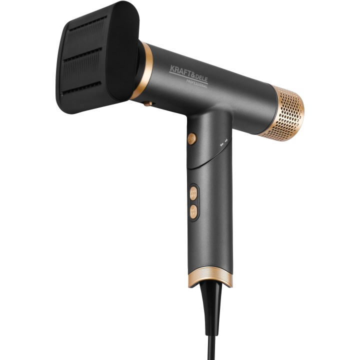 Suszarka do włosów 2200W + nasadki końcówki do loków 3 tryby