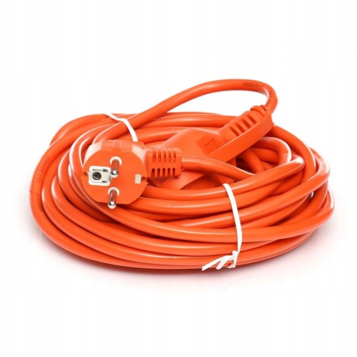 PRZEDŁUŻACZ 20m OGRODOWY BUDOWLANY Z KLAPKĄ KABEL