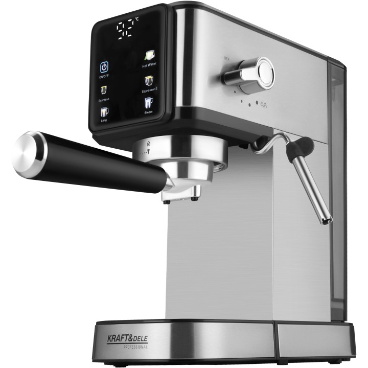 Ekspres do kawy ciśnieniowy kolbowy 1500W 20bar + spieniacz