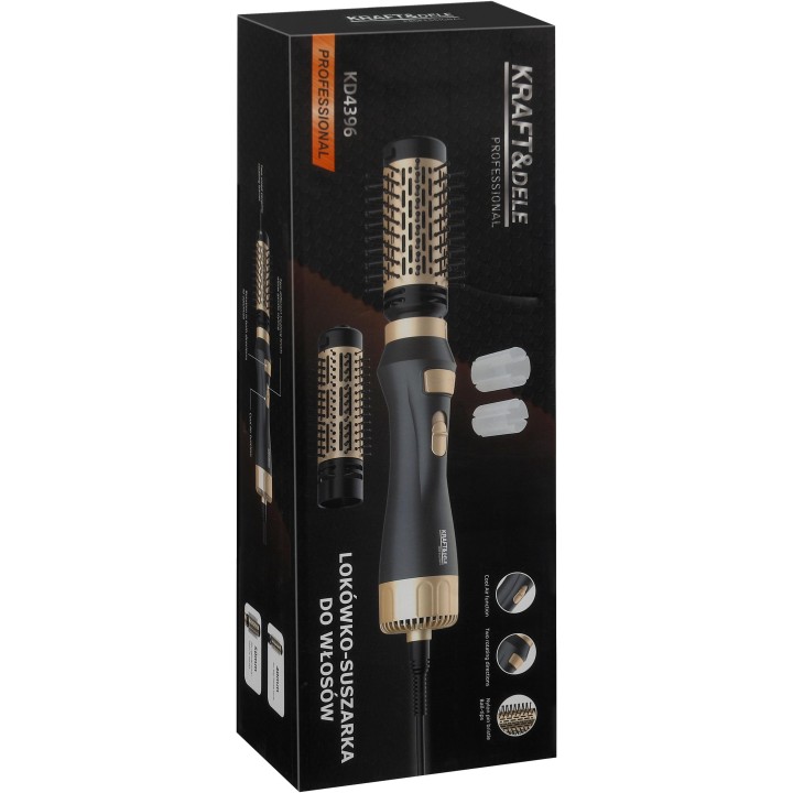 Lokówka lukówko-suszarka do włosów 1400W 2w1 40 50mm