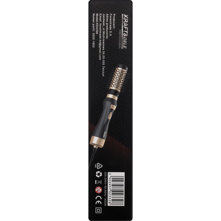 Lokówka lukówko-suszarka do włosów 1400W 2w1 40 50mm