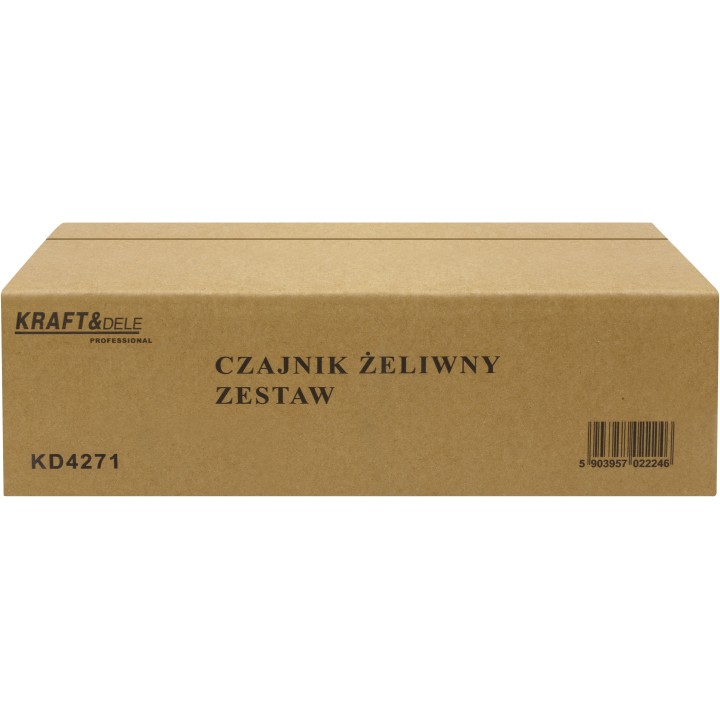 Czajnik żeliwny na gaz indukcje ognisko  - zestaw podgrzewacz + czarki