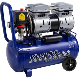 Kompresor bezolejowy sprężarka powietrza 24L 1200W 220L/min