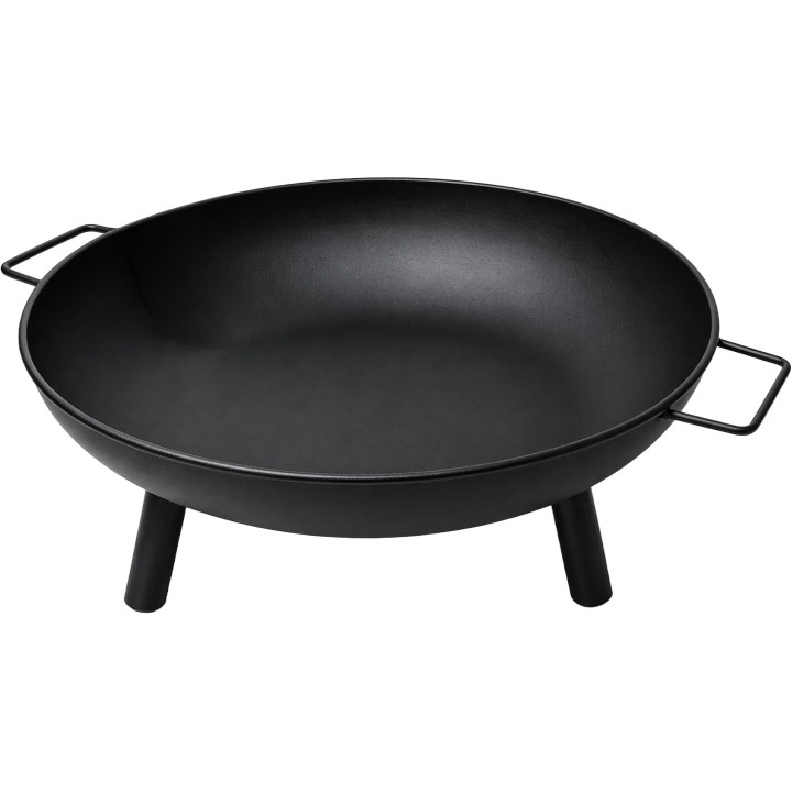 Palenisko ogrodowe 58 cm okrągłe czarne na nóżkach