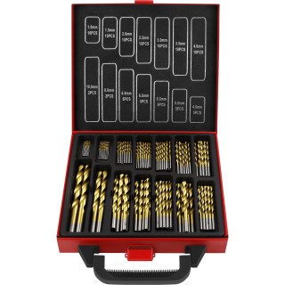 Zestaw wierteł HSS do metalu 1-10mm 99el. + walizka