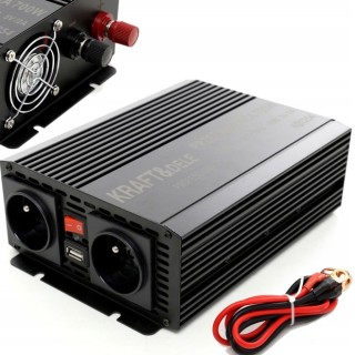PRZETWORNICA SAMOCHODOWA NAPIĘCIA 12V 230V 1400W