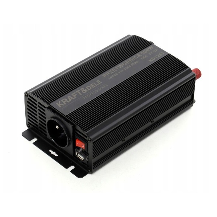 PRZETWORNICA SAMOCHODOWA NAPIĘCIA 24V 230V 1000W