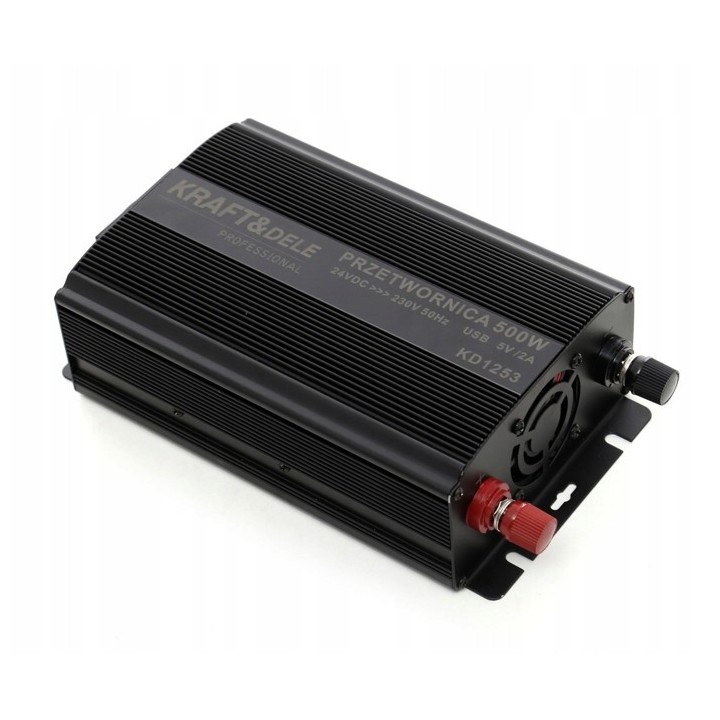PRZETWORNICA SAMOCHODOWA NAPIĘCIA 24V 230V 1000W